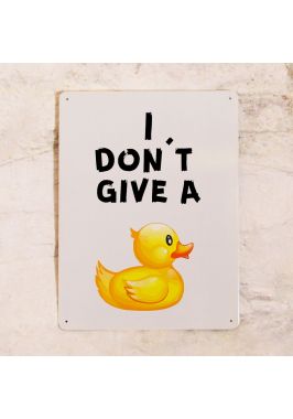 Cмешная картина для декора ванной комнаты I don't give a duck, прикол на стены ванны Cмешная картина для декора ванной комнаты I don't give a duck, прикол на стены ванны