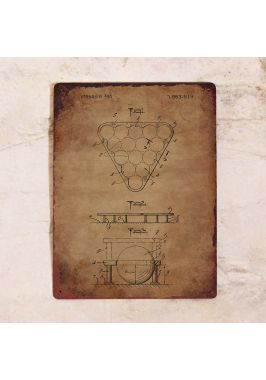 Табличка Бильярдный постер. Купить Табличка Бильярдный постер. Купить
