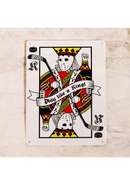 Табличка Play like a king. Купить