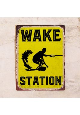 Табличка Wake station. Купить