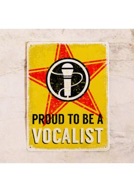 Proud to be a vocalist