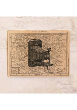 Жестяная табличка Ретро фотоаппарат
