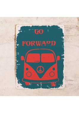 Металлическая табличка Go forward Металлическая табличка Go forward